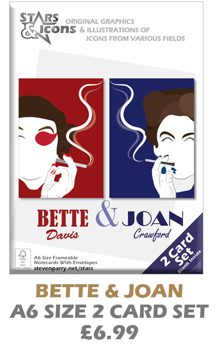 Bette & Joan 2 Card Set